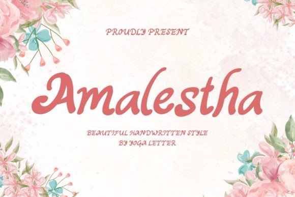 Amalestha: A Handwritten Font for Makers