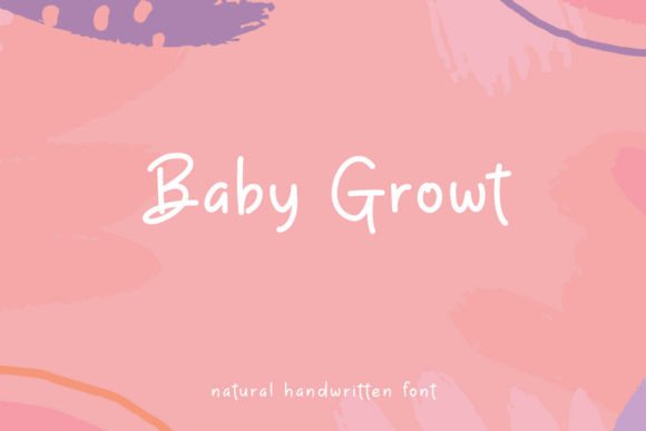 Baby Growt: A Handwritten Script Font for Modern Web Design