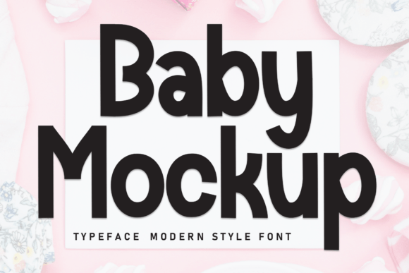 Baby Mockup Font: A Sweet Script for Creative Makers