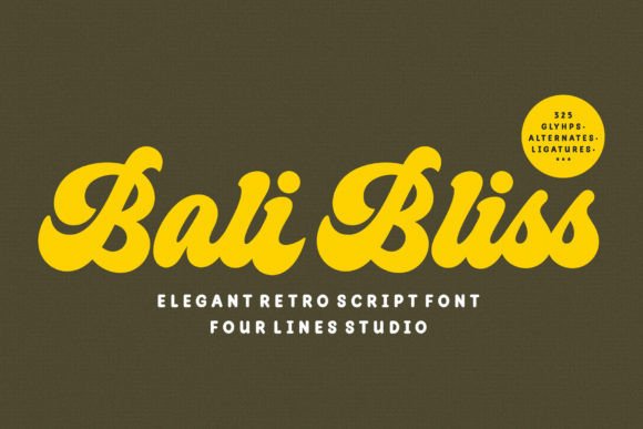Bali Bliss: A Script Font for Timeless Design
