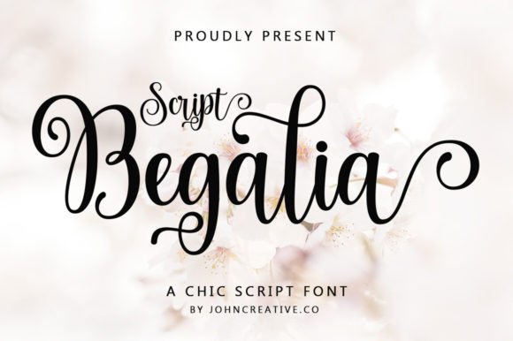 Begalia: A Flowing Script for Creative Projects
