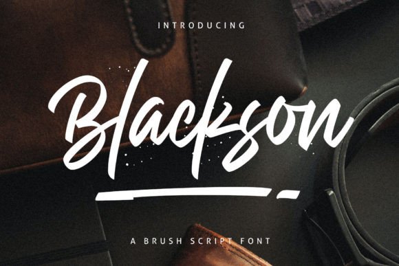 Blackson Font: A Modern Brush Script for Digital Design