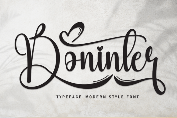 Boninter: A Timeless Handwritten Font