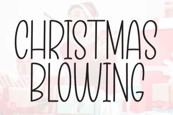 Christmas Blowing: A Handwritten Font for a Polished Brand
