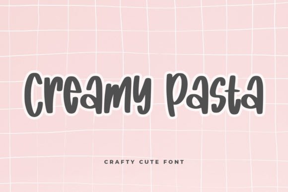 Creamy Pasta: A Sweet Handwritten Font