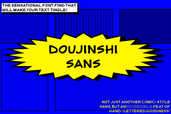 Doujinshi Sans - Hollow Font