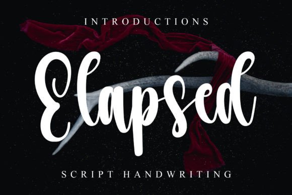 Elapsed: A Beautiful Script Font for Web Design