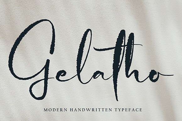 Gelatho: A Script Font for Real Projects