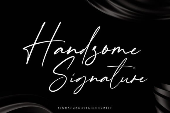 Handsome Signature: A Luxe Font for Bold Campaigns
