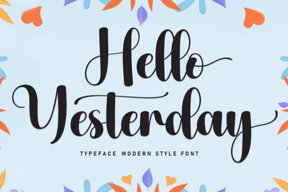 Hello Yesterday Font