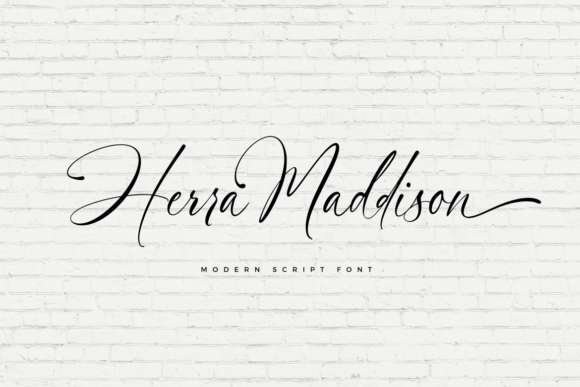 Herra Maddison: A Beautiful Script Font for Creative Makers