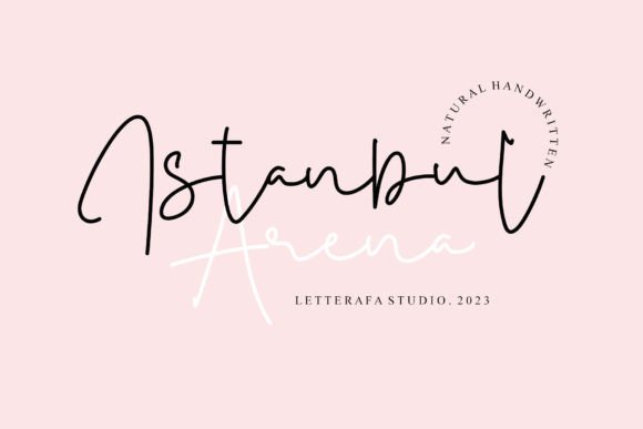 Istanbul Arena: A Handwritten Font That Elevates Your Brand