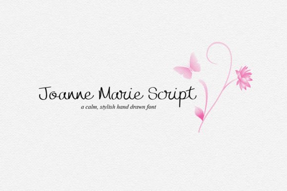 Joanne Marie: A Elegant Script Font for Web Design