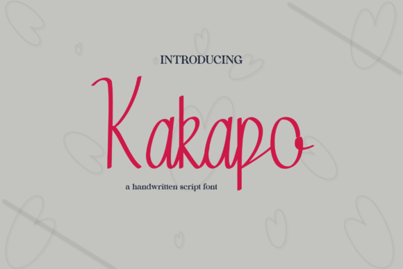 Kakapo: A Playful Font for Polished Branding