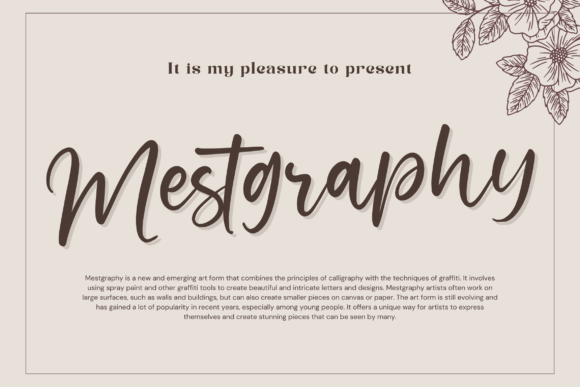 Mestgraphy: A Bold Font for Digital Campaigns