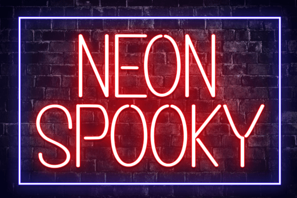 Neon Spooky Typeface for Bold Campaign Design