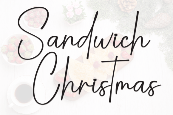 Sandwich Christmas Font Review