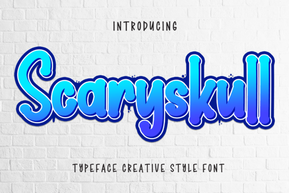 Scaryskull: A Handwritten Font for Editorial Magic
