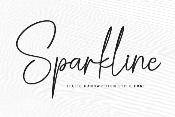 Sparkline Font: A Sweet Script for Crafting and Selling