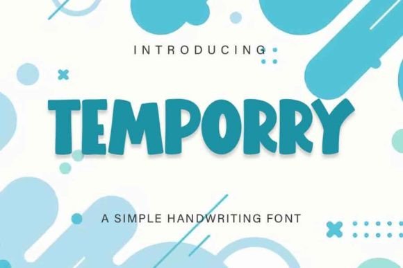 Temporry Font: Playful Typography for Makers