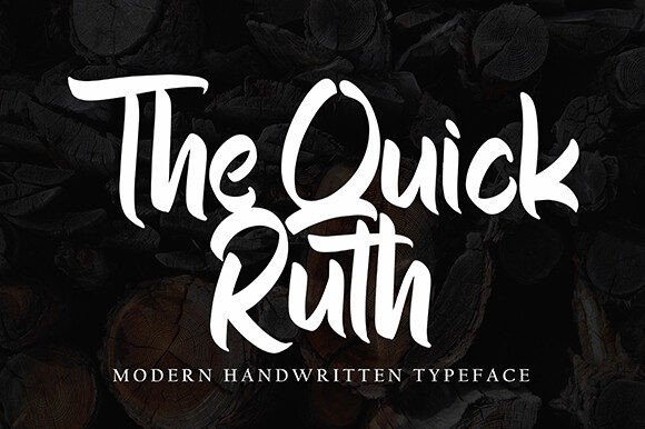 The Quick Ruth Font