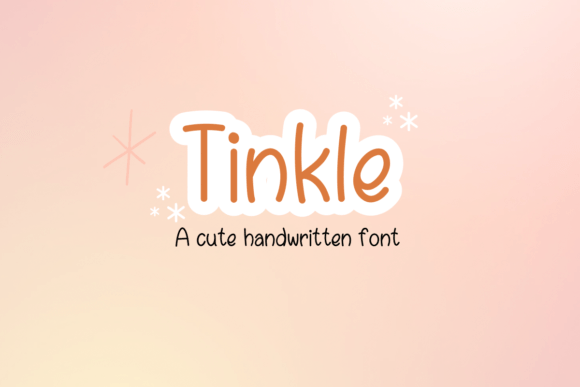 Tinkle: A Playful Font for Campaign Design