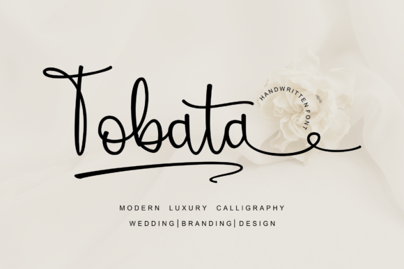 Tobata: A Modern Calligraphy Font