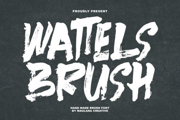 Wattels Brush: A Handcrafted Font for Web Design