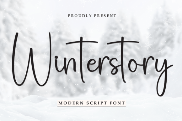 Winterstory: A Handwritten Font for Editorial Magic