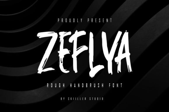 Zeflya Font: Modern Textured Type